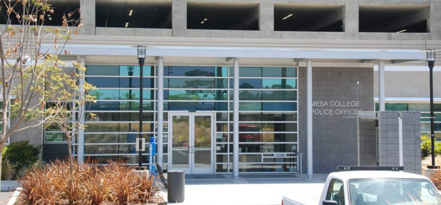 A campus police station A campus police station