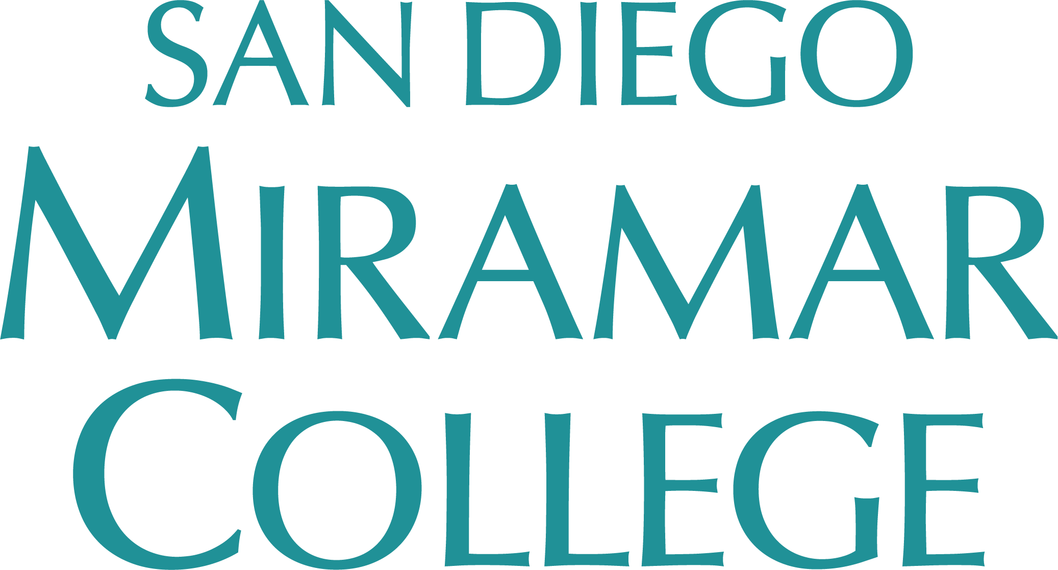 miramar stacked primary color logo wordmark san diego miramar college