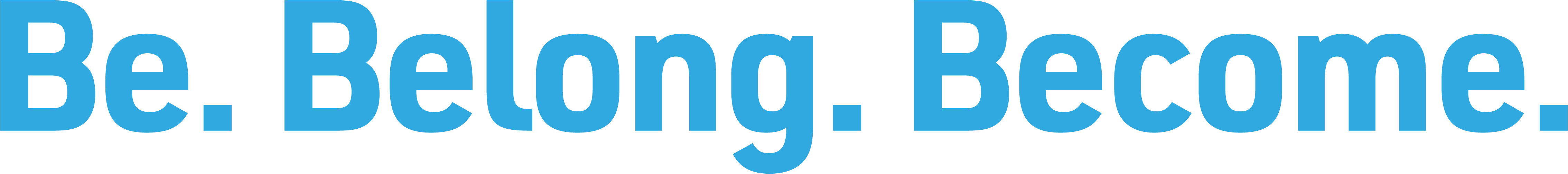 be. belong. become. tagline logo be belong become text logo