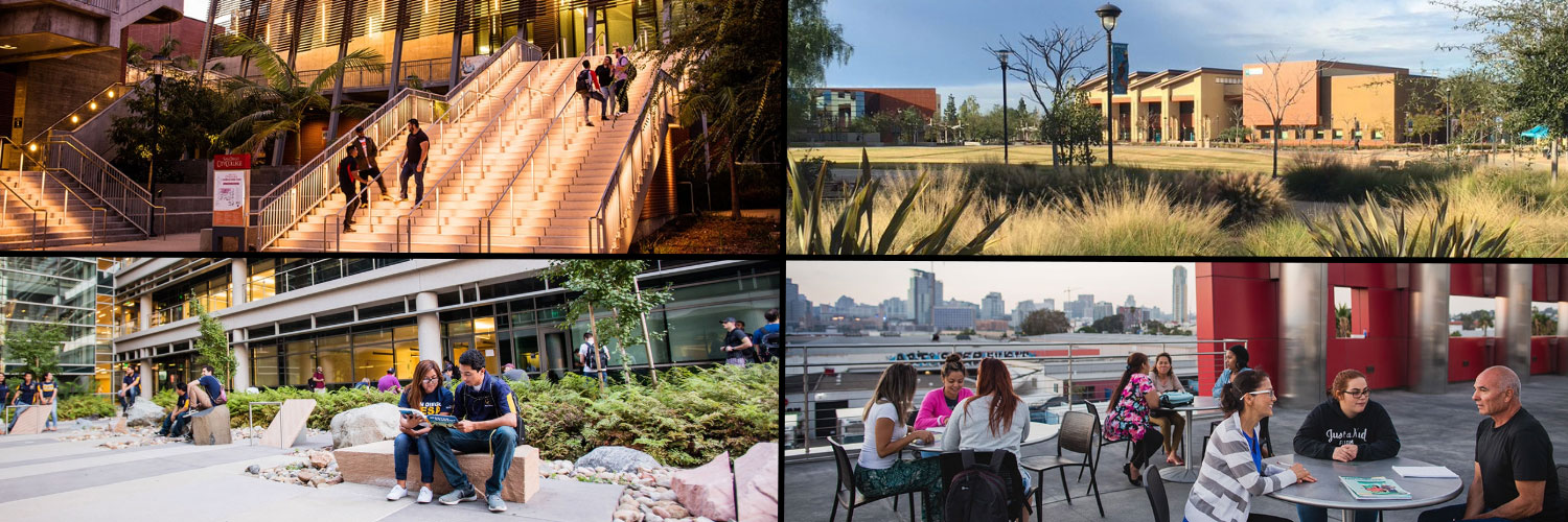 Campuses - City, Mesa and Miramar colleges and Continuing education cesar chavez campus