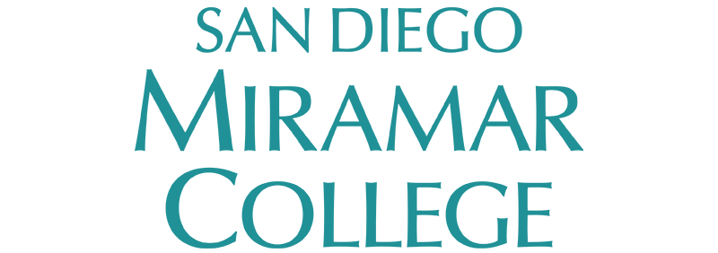 Teal Miramar College Stacked logo