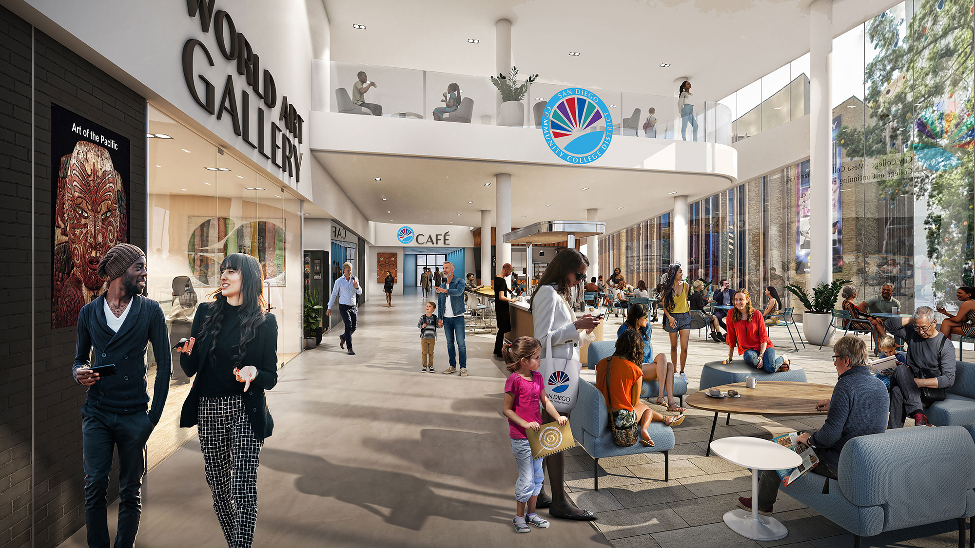 A rendering of the proposed center