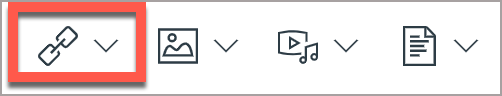 under Links button, “External Links” is highlighted.
