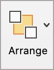 PowerPoint Selection Pane, showing the reading order of the slides, from bottom to top.