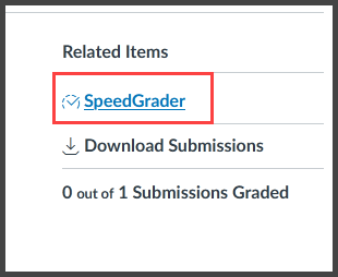 screenshot from Canvas